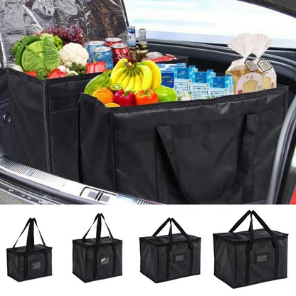 Ice Bag for Outdoor Use - Black Oxford Fabric
