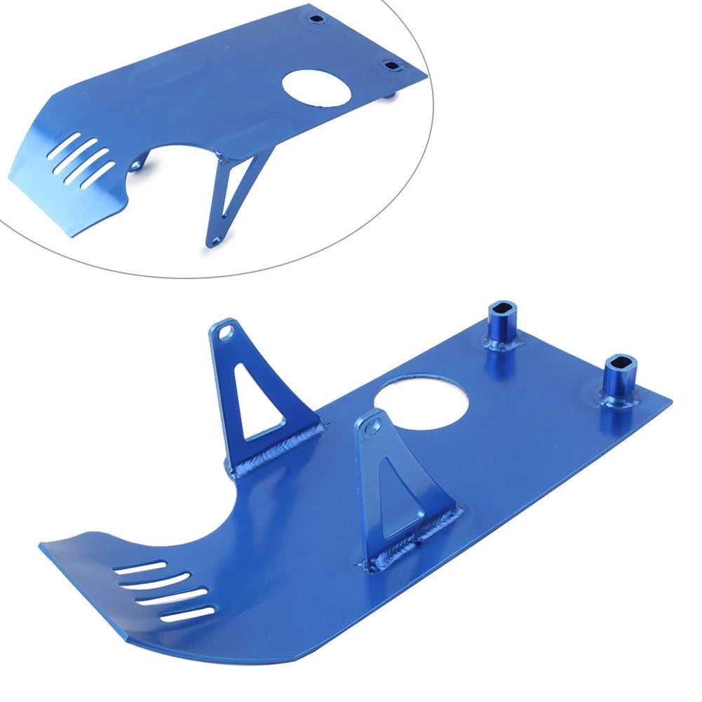 Engine Underride Guard for Honda CRF50 XR50 (2000–2007) Aluminum Blue