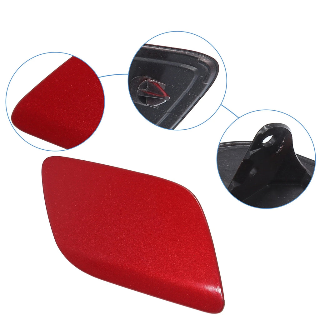 Front Right Headlight Washer Nozzle Cover Cap Replacement for Audi Q7 (2007–2015)
