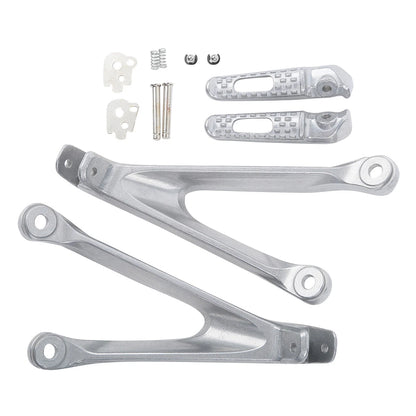 Rear Passenger Footrests Footpegs Peg Brackets for Honda CBR1000RR (2008–2016)