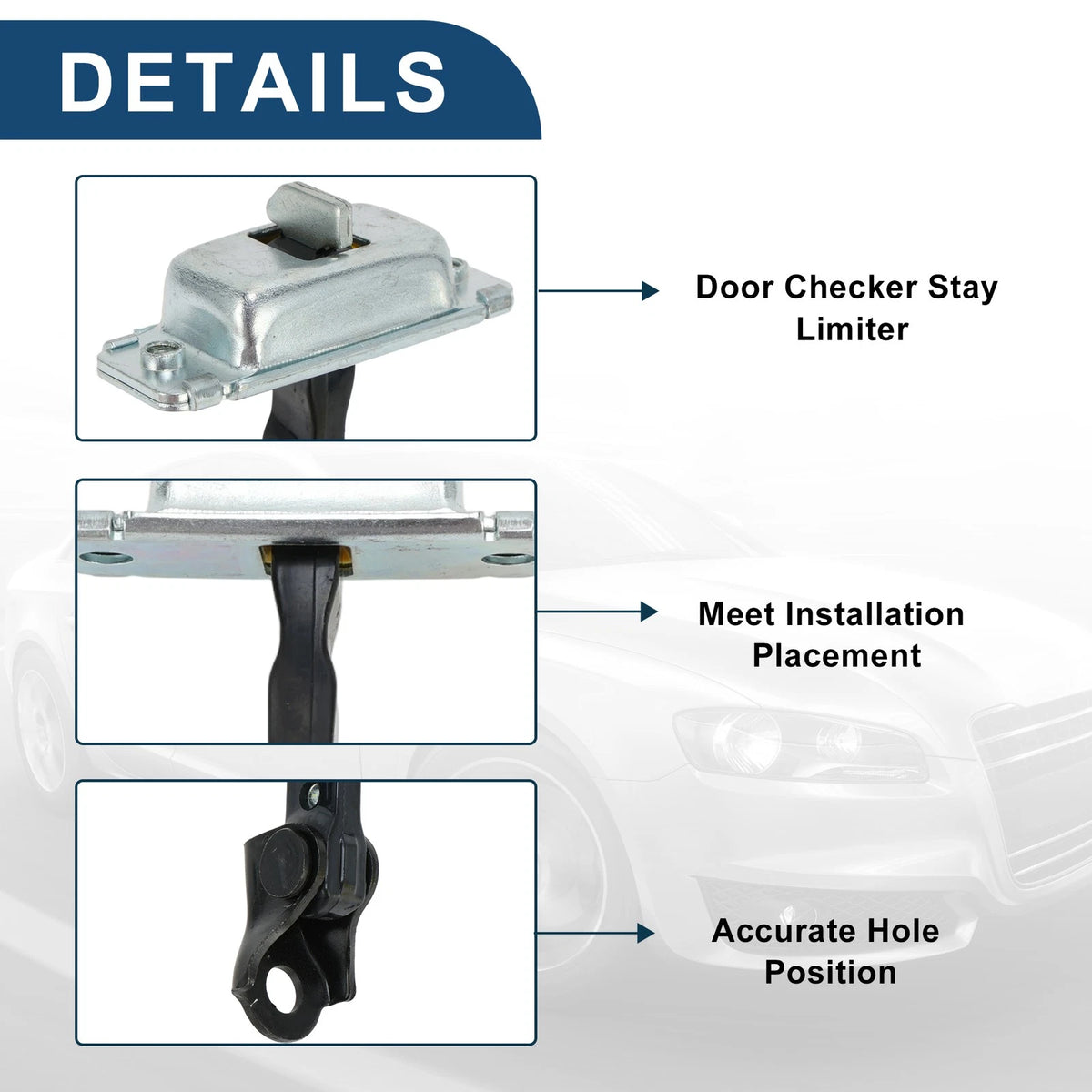 Front Right Door Check Strap for Hyundai Elantra (2011–2016) No.793903X001