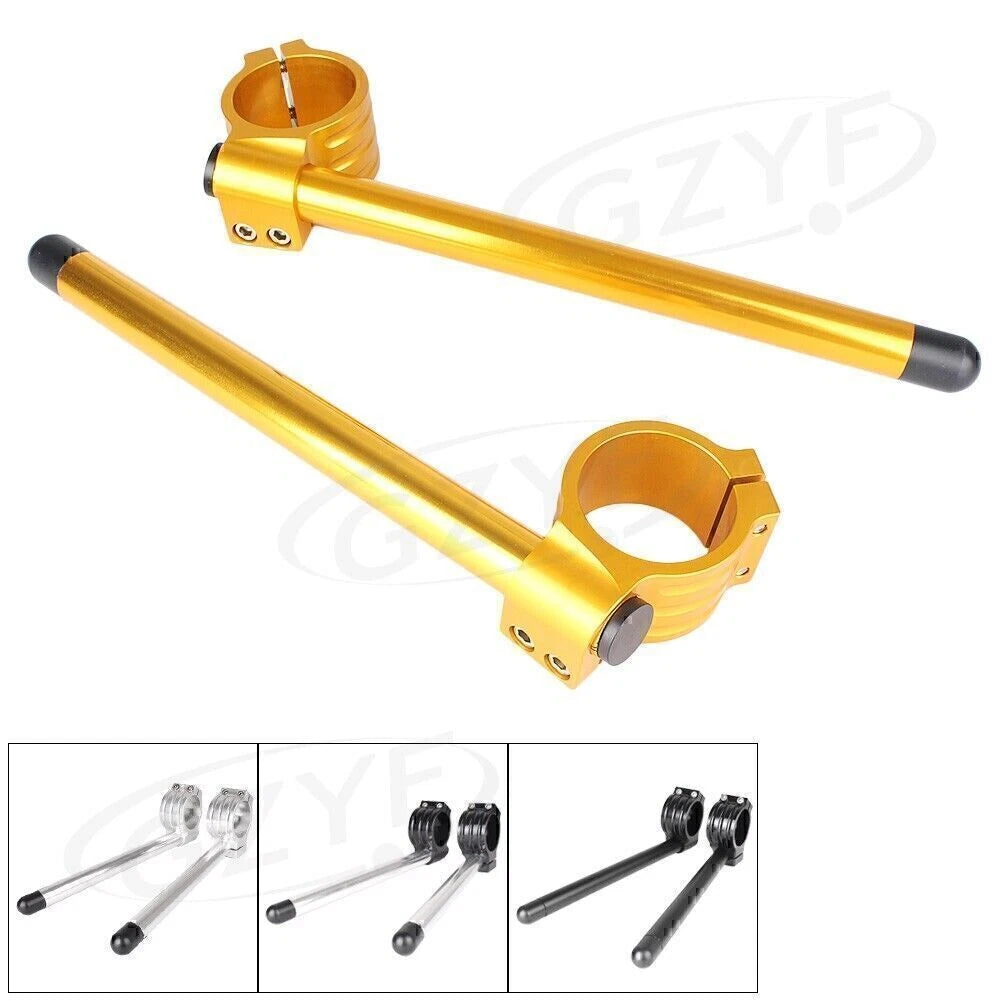 22mm & 7/8" Clips on Handle Bar with Adjustable Clamps for 41mm Fork Tube