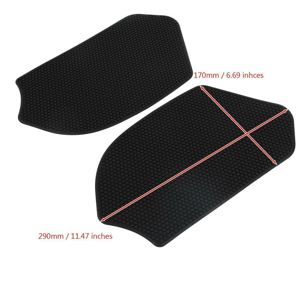 Tank Pads Traction Grips Protector for Suzuki GSXR 600 GSX-R 750 (2011–2017) T9