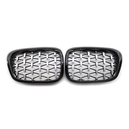 Honeycombe Style Mesh Front Bumper Grille For BMW E39 5-Series 1999 2000 - 2003