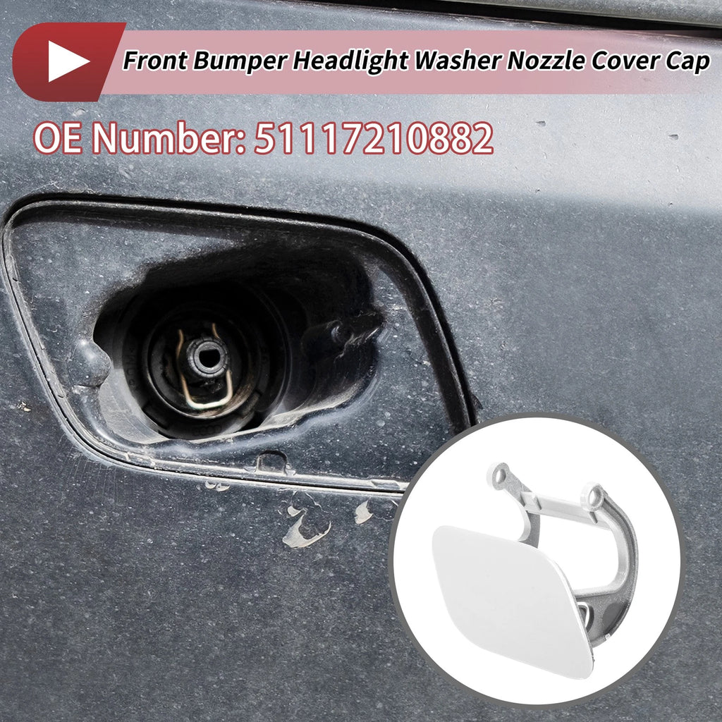 Front Right Washer Nozzle Cover Cap Replacement for BMW 740i (2011–2015)