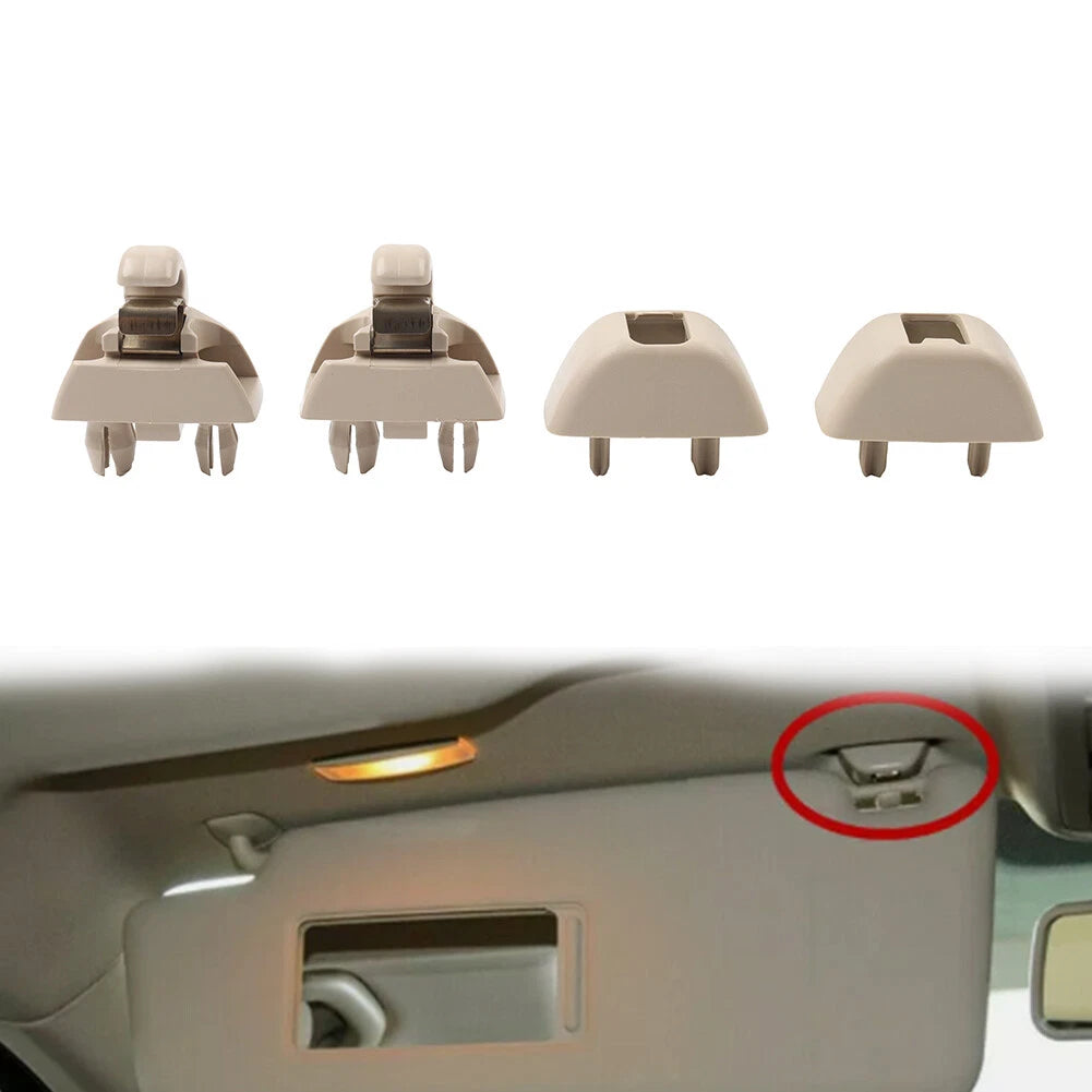 2pcs Sun Visor Support Retainer Hook Clip For Volkswagen Passat For Audi A6 C6