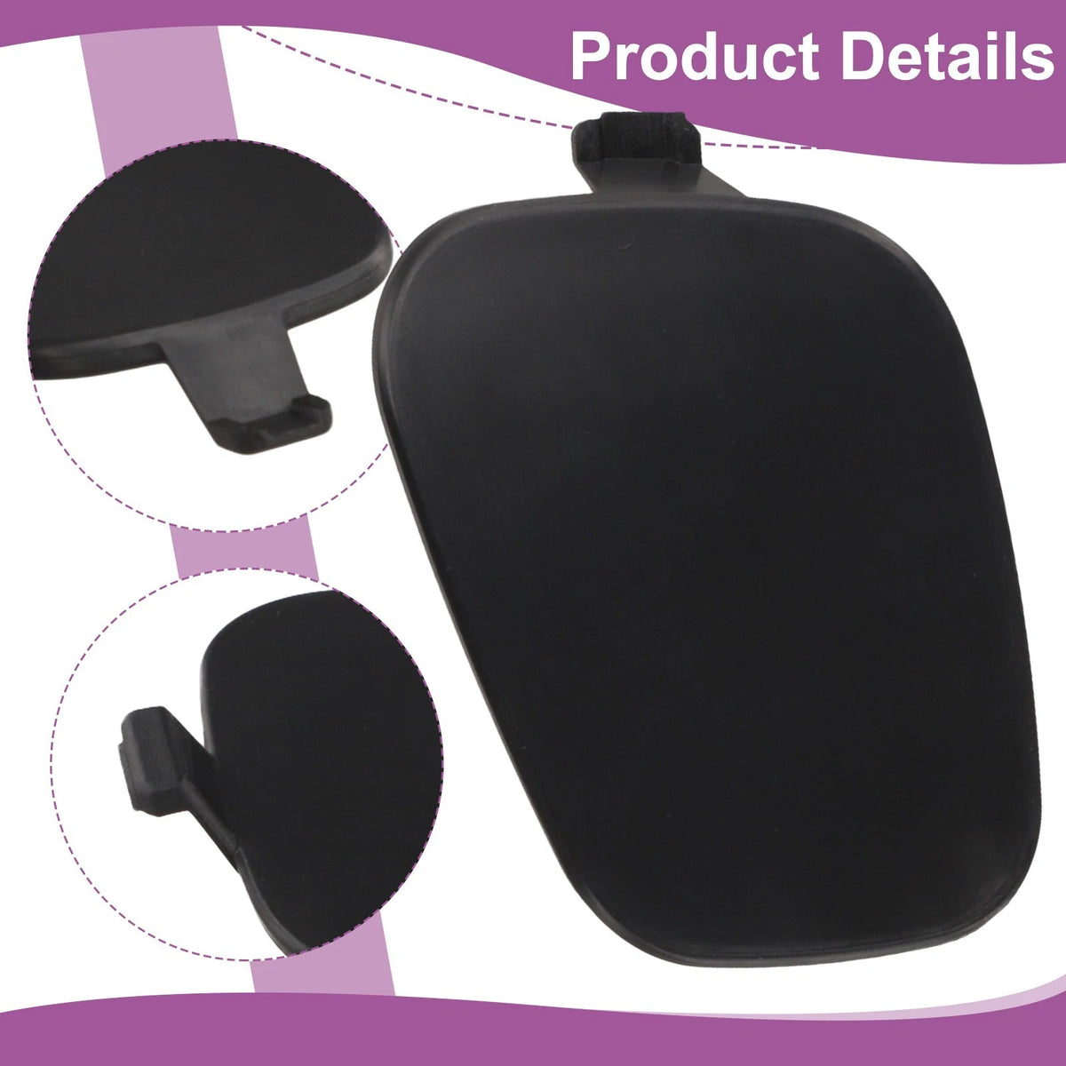 Tow Hook Hole Cover Front Bumper for VOLVO For C40 C40 Plastic Replacement