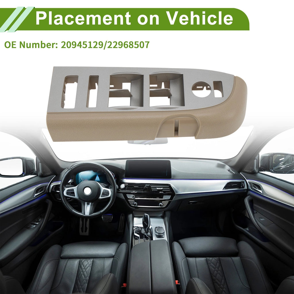 Front Left Window Switch Bezel Cover for Chevy Silverado 1500 (No. 20945129)