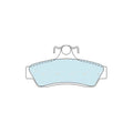 Bendix Ultimate Rear Disc Brake Pads for Commodore VT VU VX VY VZ (1997–2007)