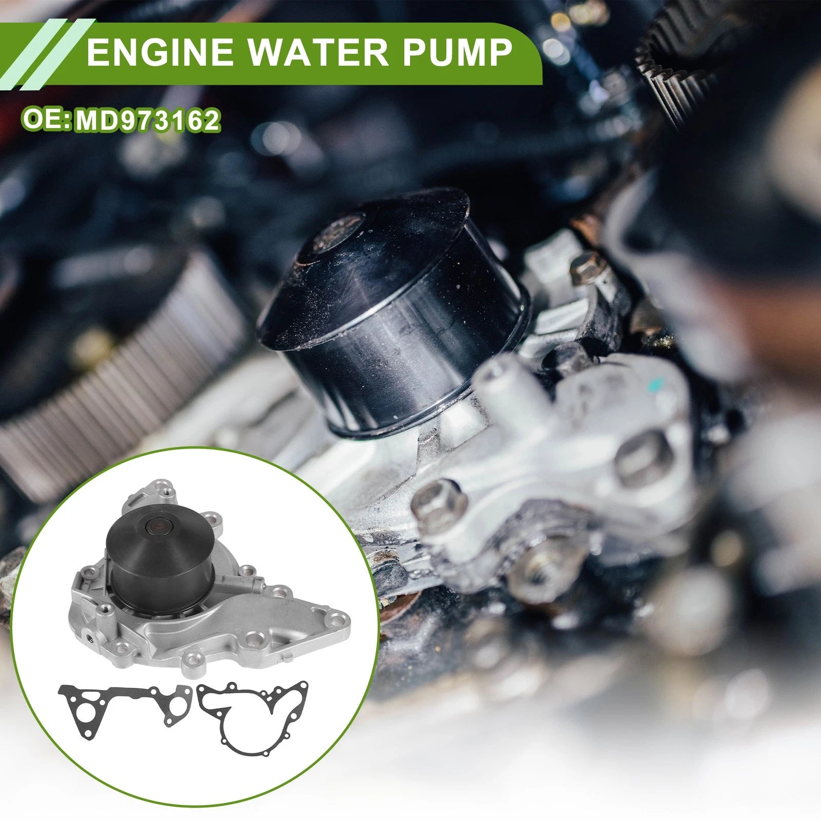 Engine Water Pump Replacement for Mitsubishi Eclipse (2000–2005)