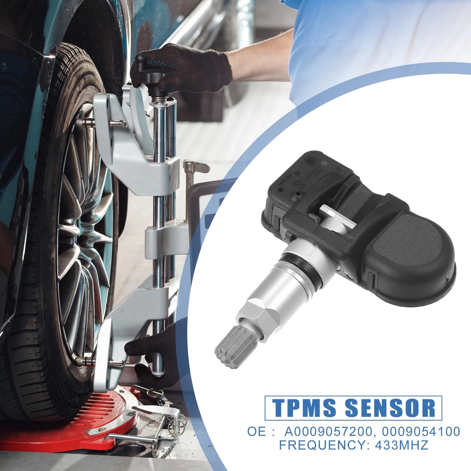 TPMS Sensor 433MHz Replacement for Mercedes-Benz C300 C350 C63 AMG (2008–2014)