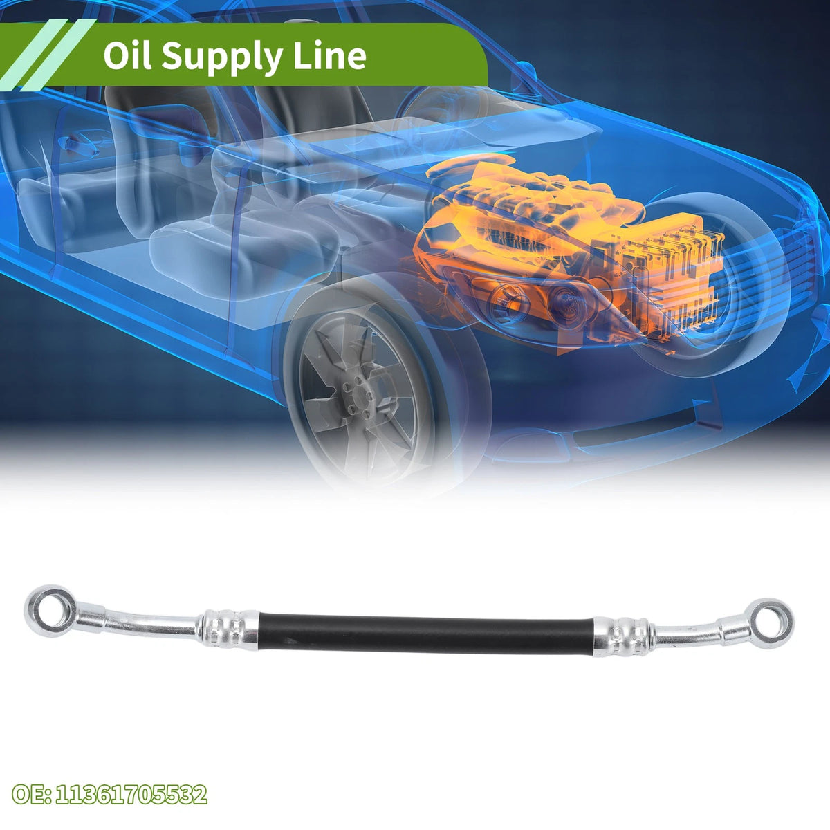 Oil Line Oil Supply Hose for BMW E36 E46 E39 Z3 Z4 (1992–2008)