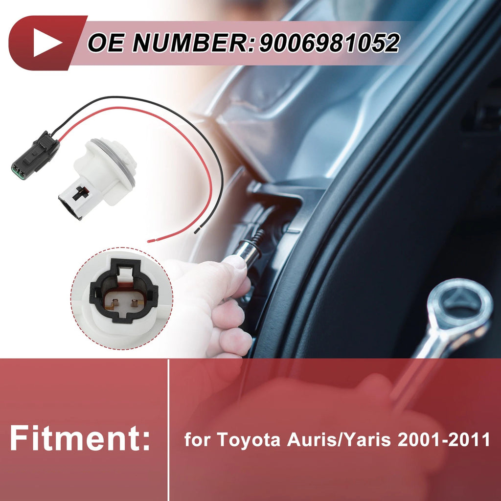 Front Turn Signal Light Socket Wiring Set for Toyota Auris (2001–2011)