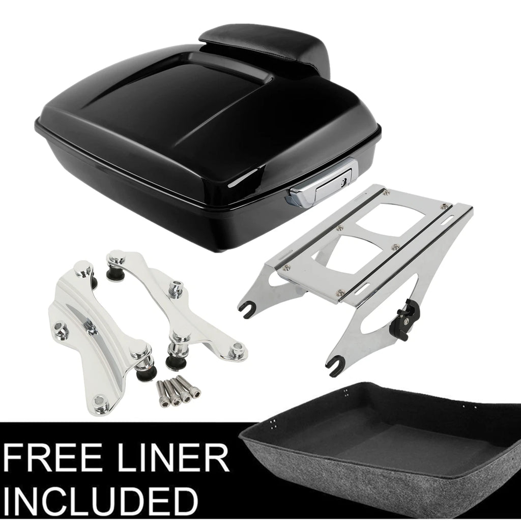 Chopped Trunk Pad Rack for Harley Touring Road Glide (2014–Present)