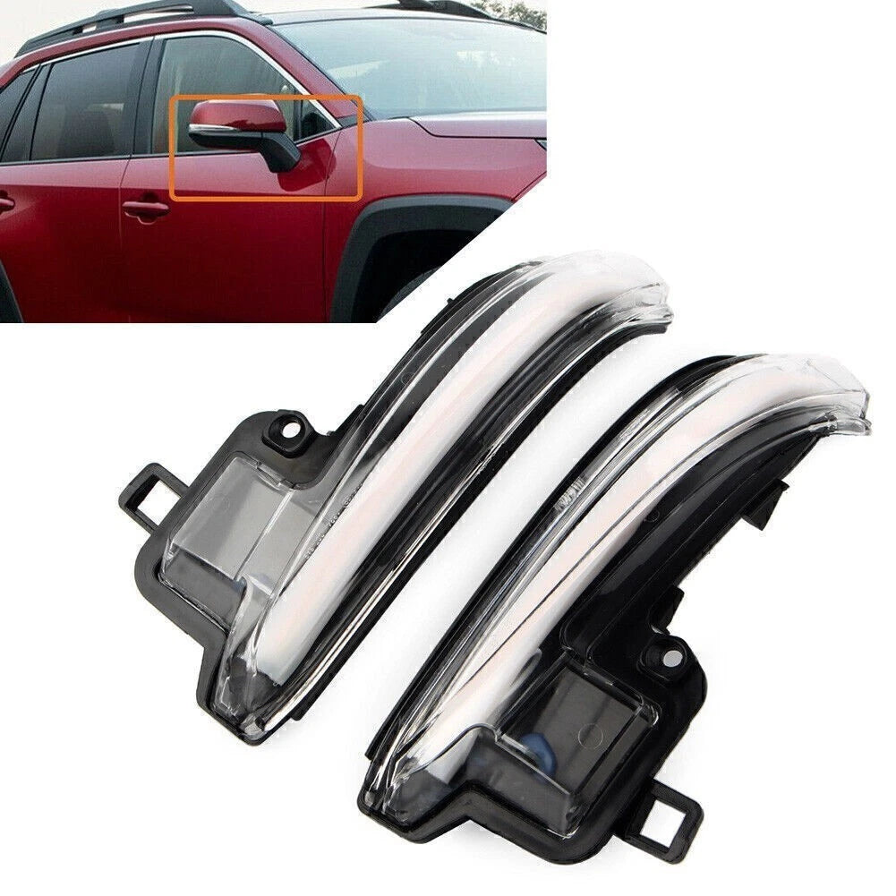 Dynamic Mirror Clear Turn Signal Sequential Light for Toyota Tacoma (2016–2023)