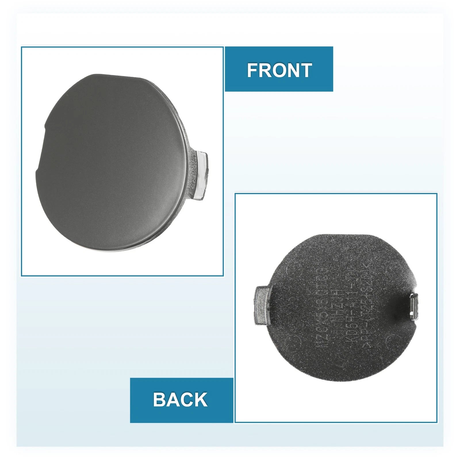 Front Bumper Tow Hook Cover Hole Eye Cap for Mazda CX-5 (2017–2021)