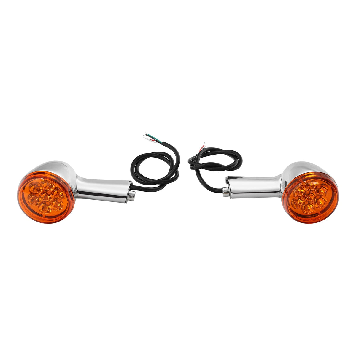 Rear Turn Signal Lights Chrome Bracket for Harley Sportster 883 1200 (1992–Present)