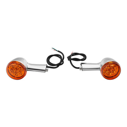 Rear Turn Signal Lights Chrome Bracket for Harley Sportster 883 1200 (1992–Present)