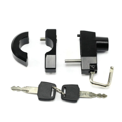 25mm CNC Handlebar Helmet Lock w/Keys for Harley-Davidson XL 883 1200 (2004–2023)