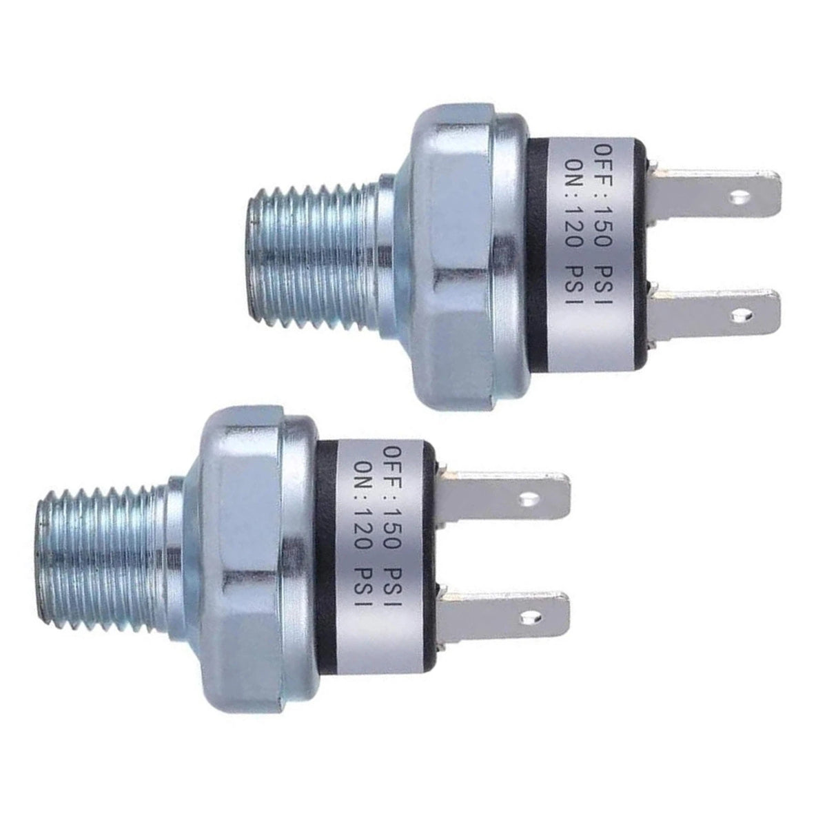 2Pcs Pressure Switch 120-150 PSI for Air Ride Suspension (Universal)