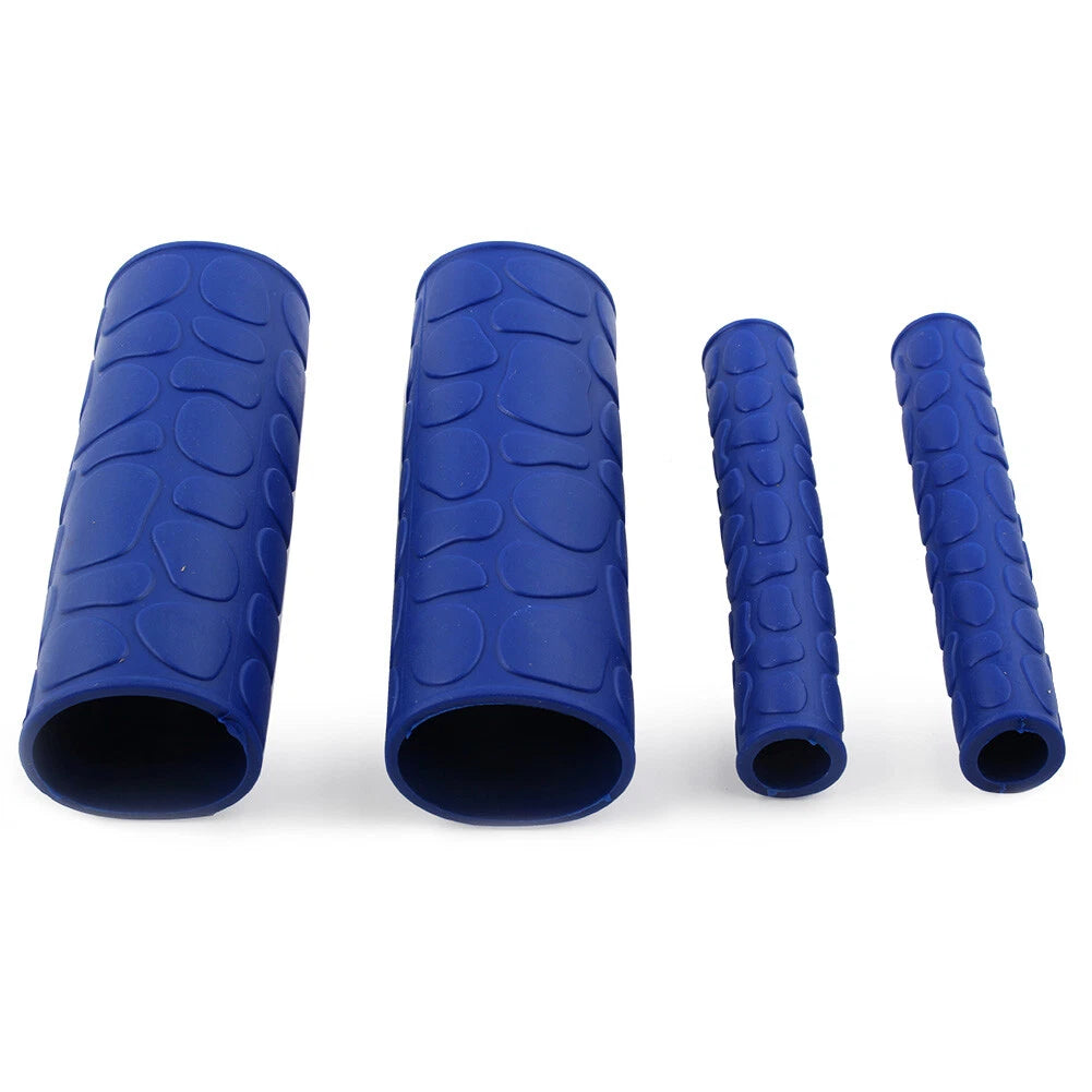 2X Soft Hand Grips for Dirt Bike Motorcycle Blue