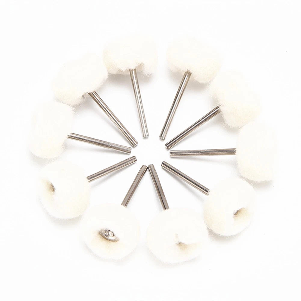 3mm Soft Polishing Brush Buffing Wheel Set for Jewelry Tool (10 Pack)