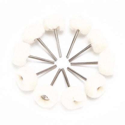 3mm Soft Polishing Brush Buffing Wheel Set for Jewelry Tool (10 Pack)