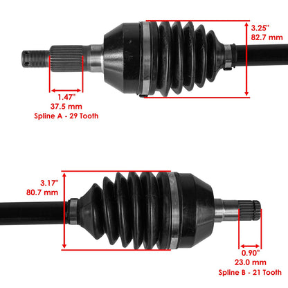 CV Joint Axle Front Right Replacement for Can Am Maverick X3 Max Turbo R (2018–2020)