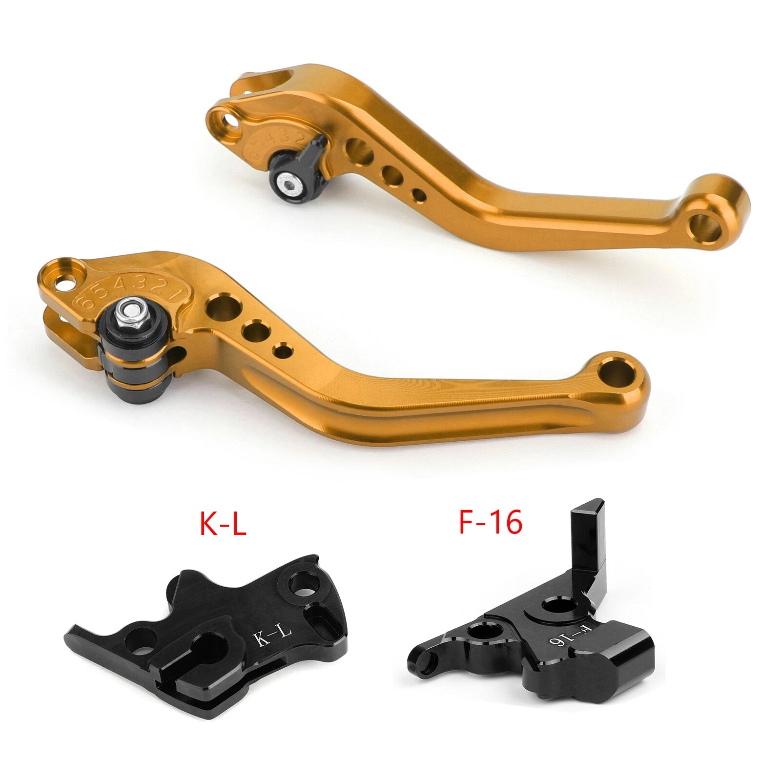 Short Clutch Brake Lever for Street Bike 390 (2019) - Gold