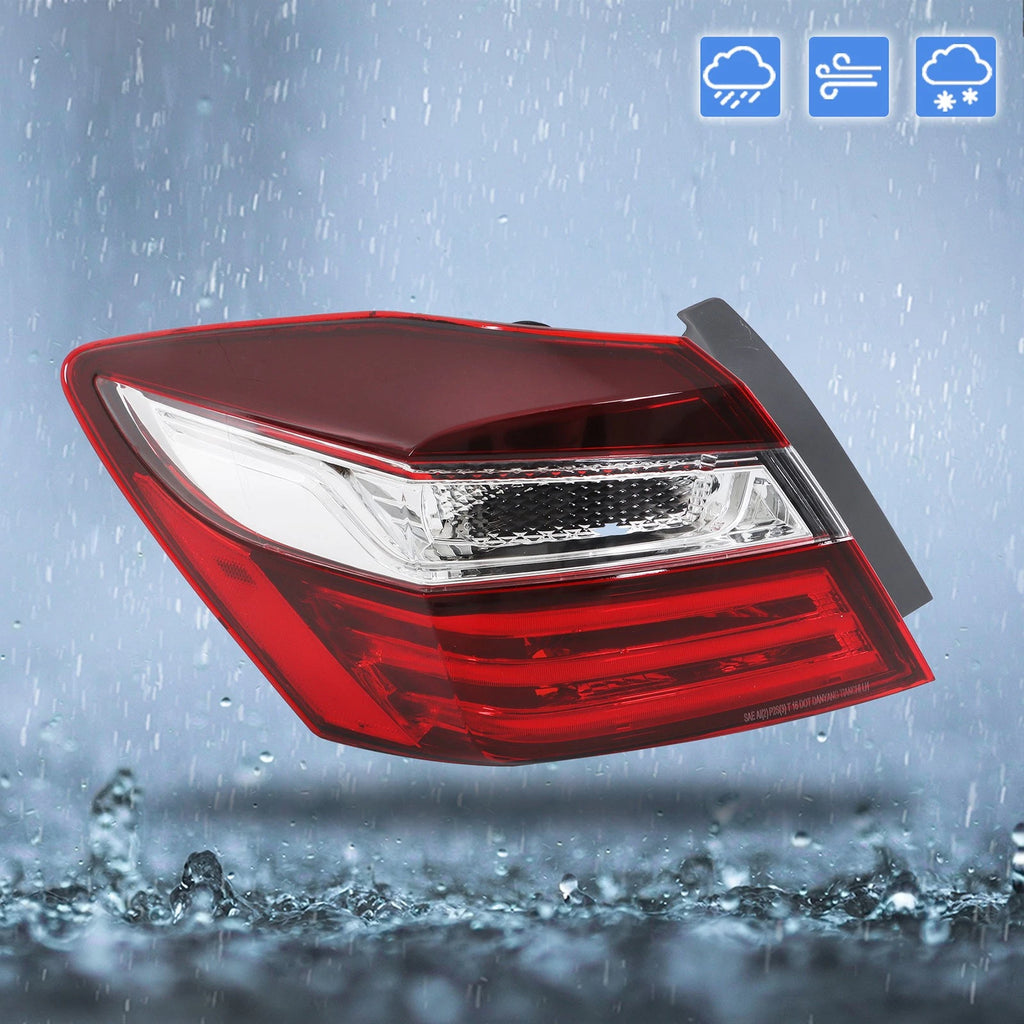 Tail Light Assembly for Honda Accord (2016–2017) Rear Left Red