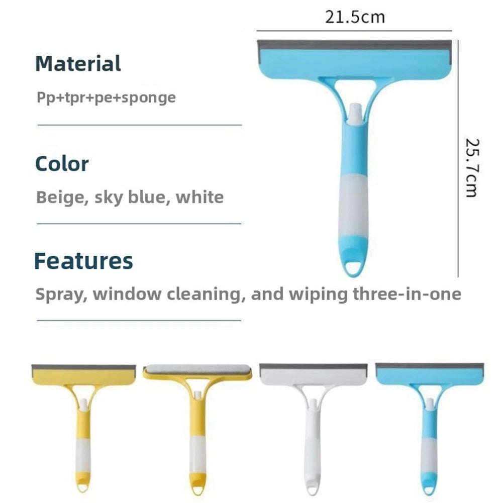 3-in-1 Spray Squeegee Cleaning Tool for Multiple Surfaces