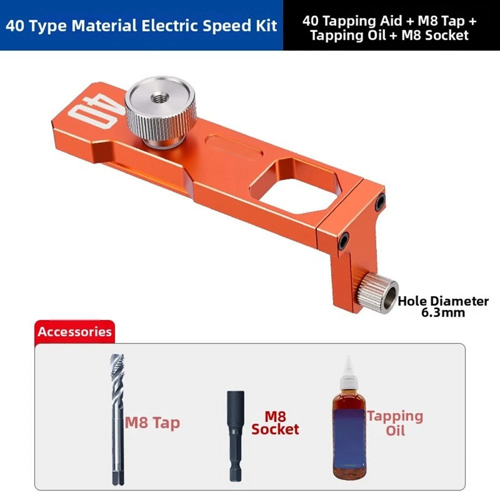 Aluminium Profile Drill Locator for Accurate Mounting Hole Placement