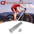 12G Bicycle Spokes 275mm Steel Galvanized Set for 26 Inch Wheel (2000–2030)