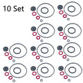 10x Carburetor Gasket Rebuild Kit for Honda GX340 GX390 (N/A) 16010-ZE2-812
