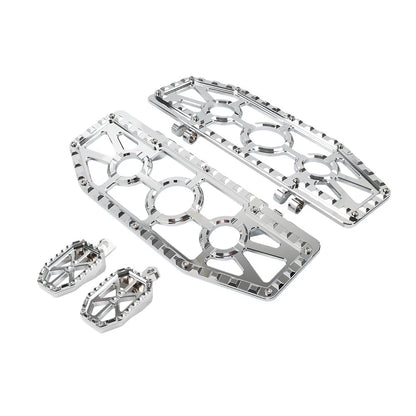 Driver Passenger Floorboard Foot Peg Pedals for Harley Road King (1994–2023)