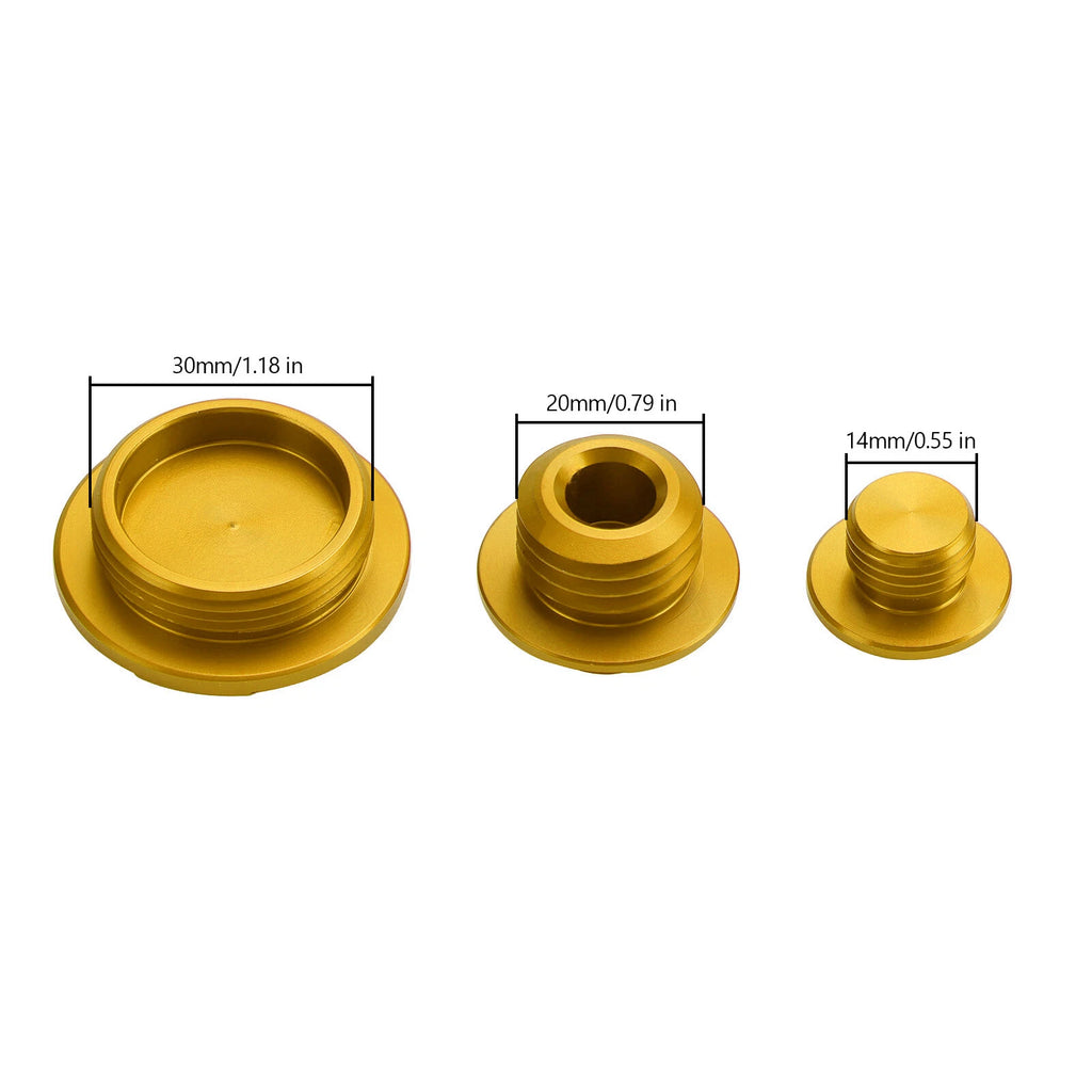 Ignition Cover Oil Cap Engine Plug Kit for Honda CRF250R CRF150R (2010–2017)