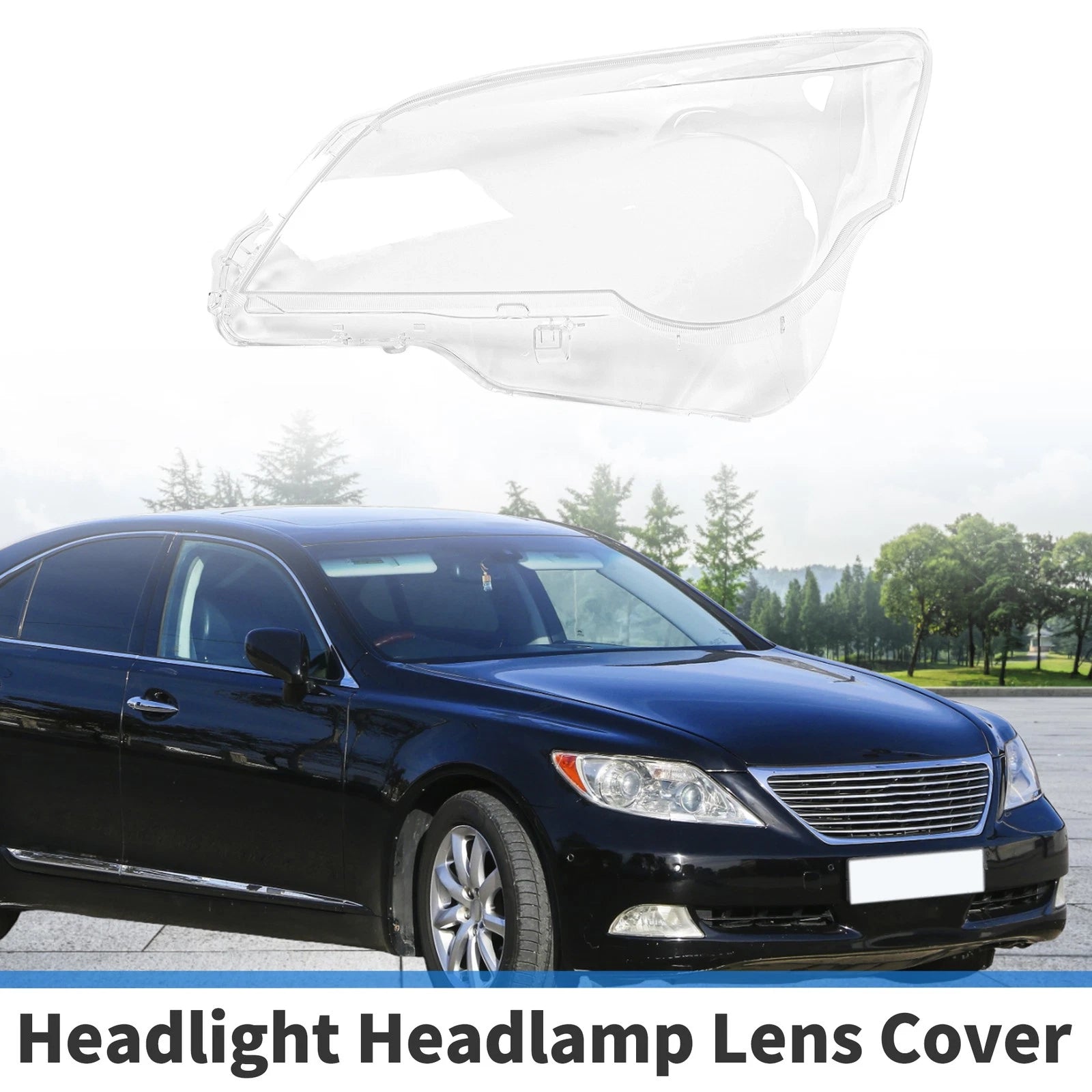 Headlight Lens Cover Front Left OEM Replacement for Lexus GX460 (2010–2013)