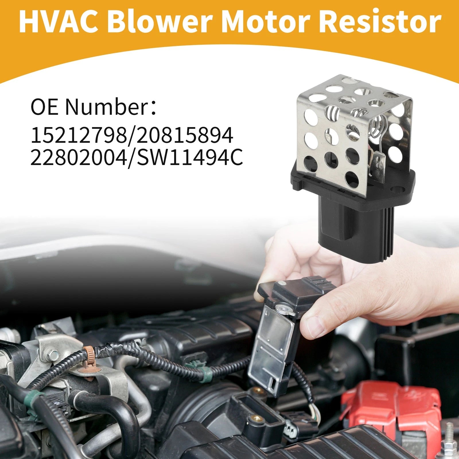 HVAC Blower Motor Resistor for Chevrolet Silverado 1500 (2007–2013)