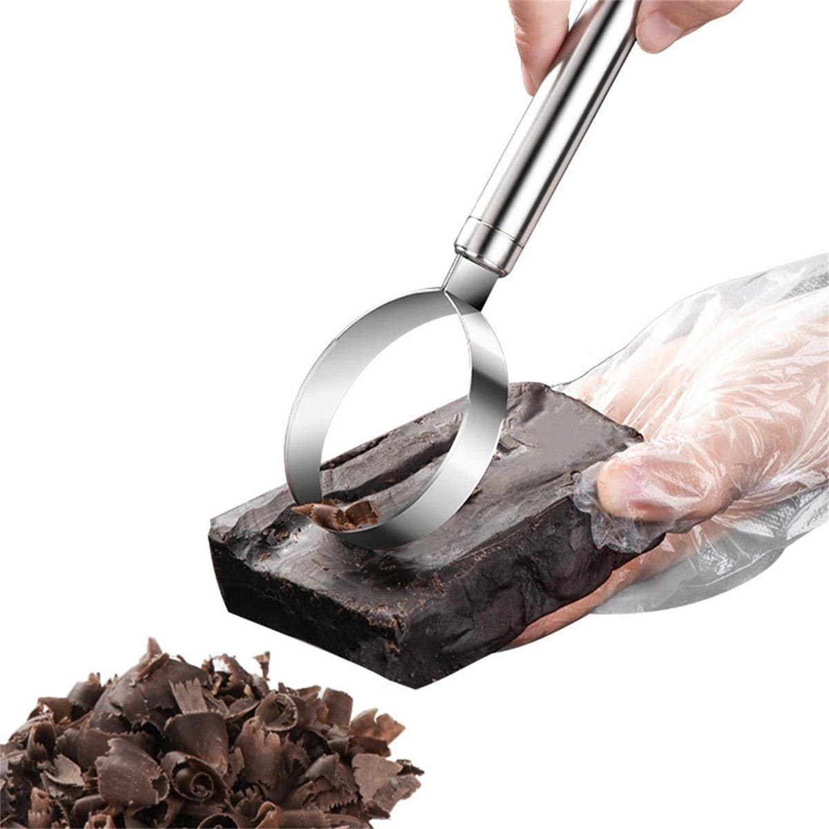 Multipurpose Kitchen Gadget Stainless Steel Chocolate Shaver Cheese Curler