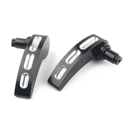 Motorcycle Saddlebag Lid Lifter Latch Levers For Harley Road Glide 2014-17 Black