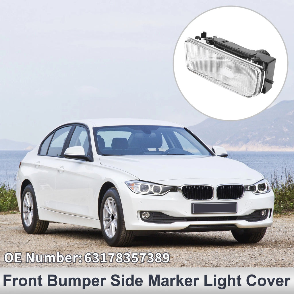 Left Front Bumper Side Marker Light Cover for BMW 3 Series (2013–2019)