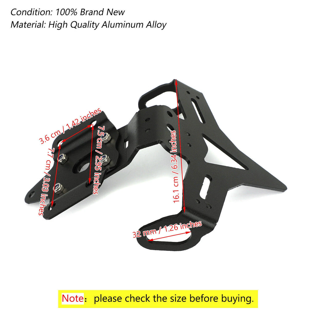 License Plate Holder Bracket for Yamaha MT-07 FZ-07 (2014–2018) T9