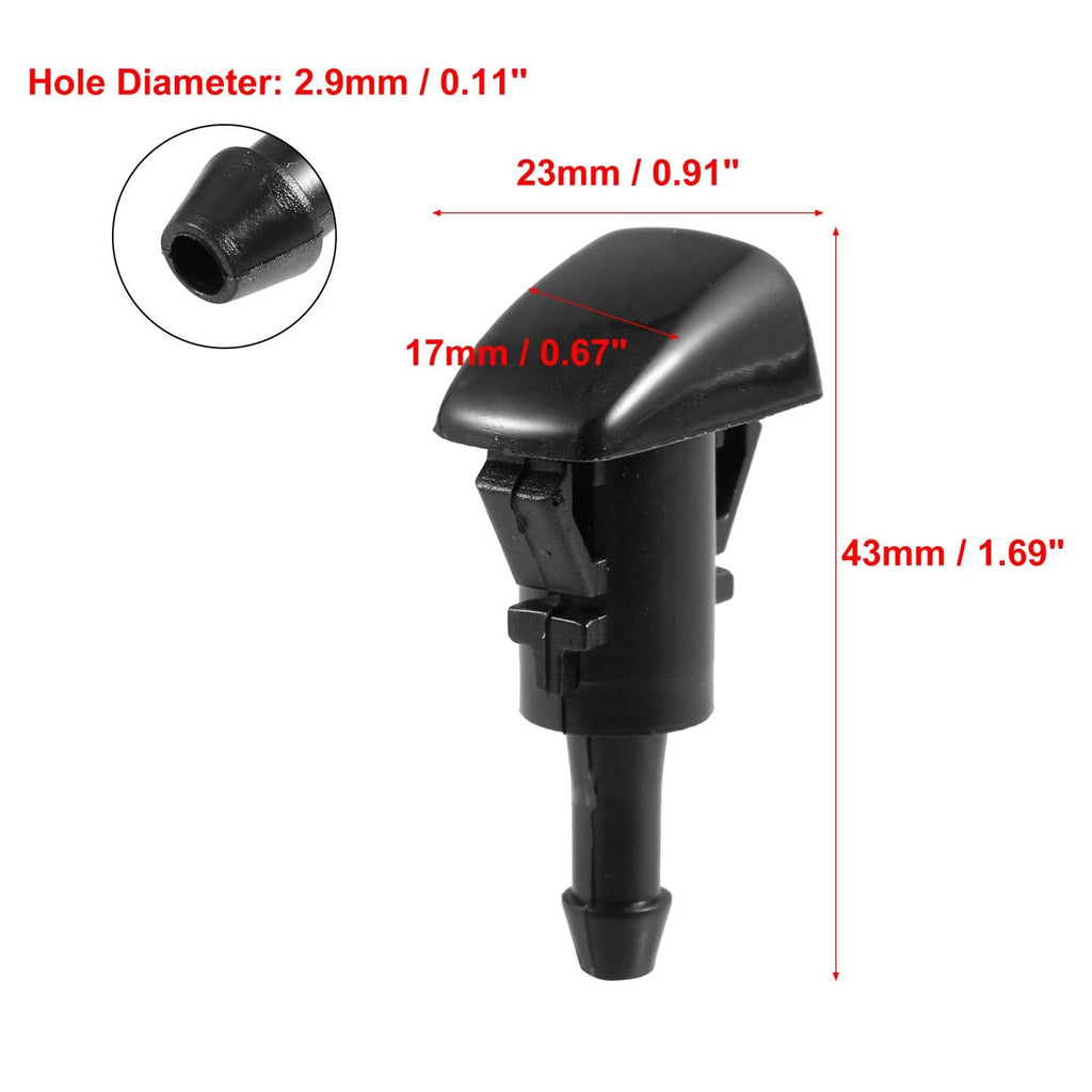 Windshield Washer Sprayer Nozzle Single Hole for Dodge Chrysler (2000–2009)