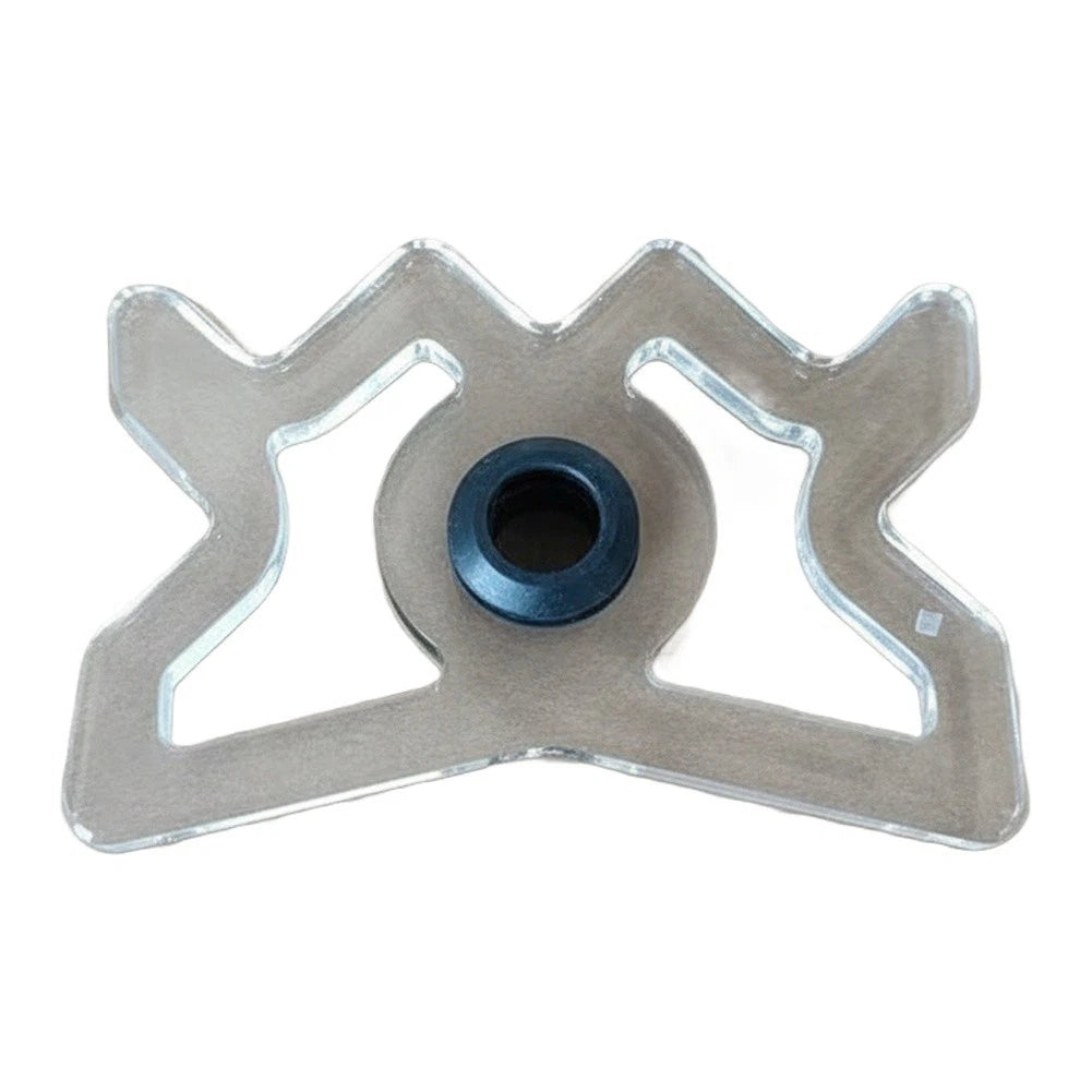 Billiard Cue Bridge Head Crown Shape Clear Acrylic for Snooker Pool