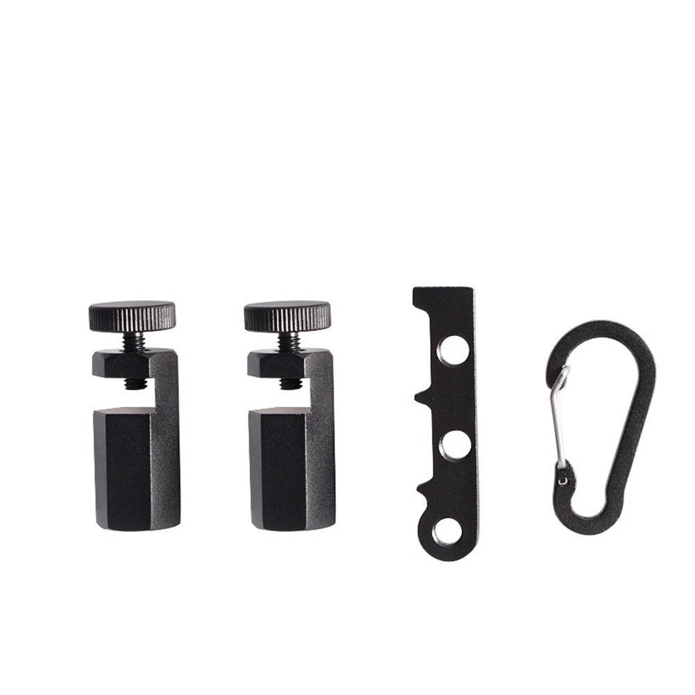 Rafter Gauge with Carabiner & Clips for Right Angle Layout
