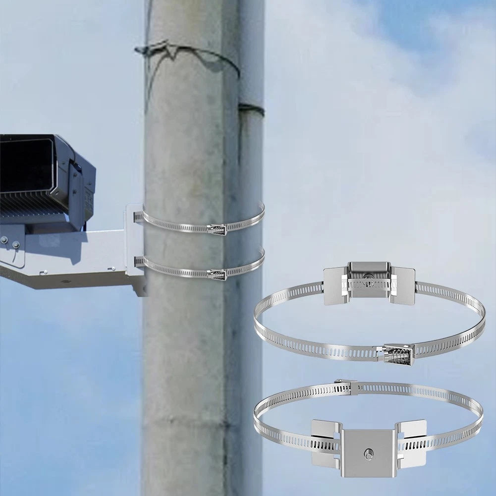 Adjustable Metal Sign Holder for 4 to 15 Inch Posts Complete Kit