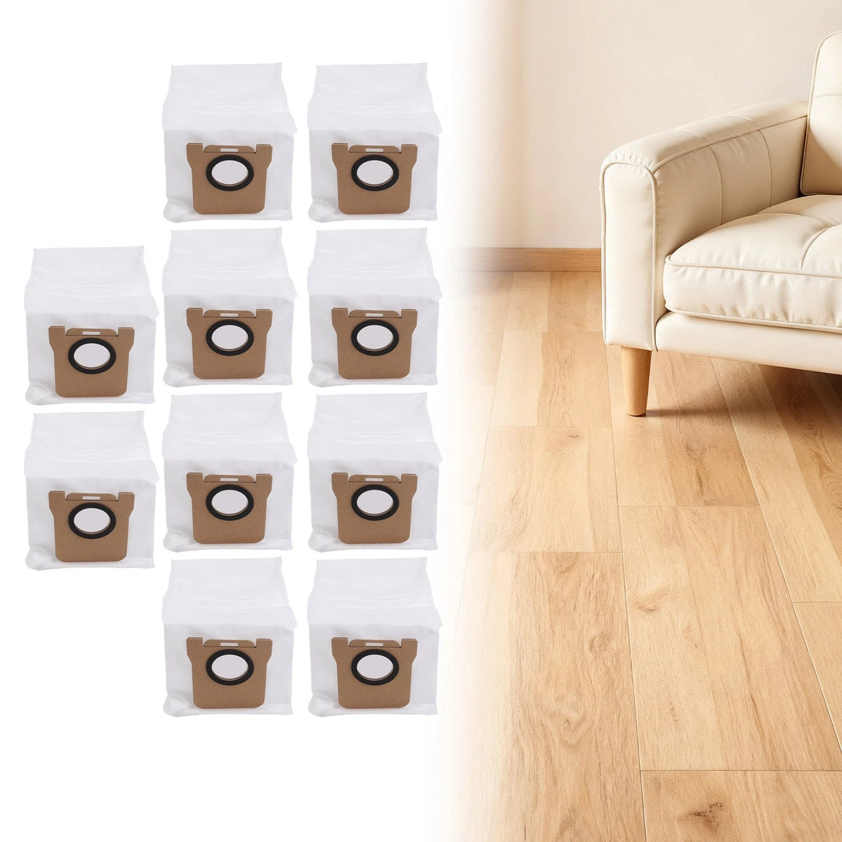 Set of 4 High Capacity Self Emptying Bags for JONR T5 Pro Vacuum
