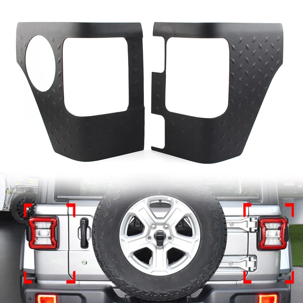 2X ABS Rear Corner Armor Tail Light Guard for Jeep Wrangler JL (2018–2021)