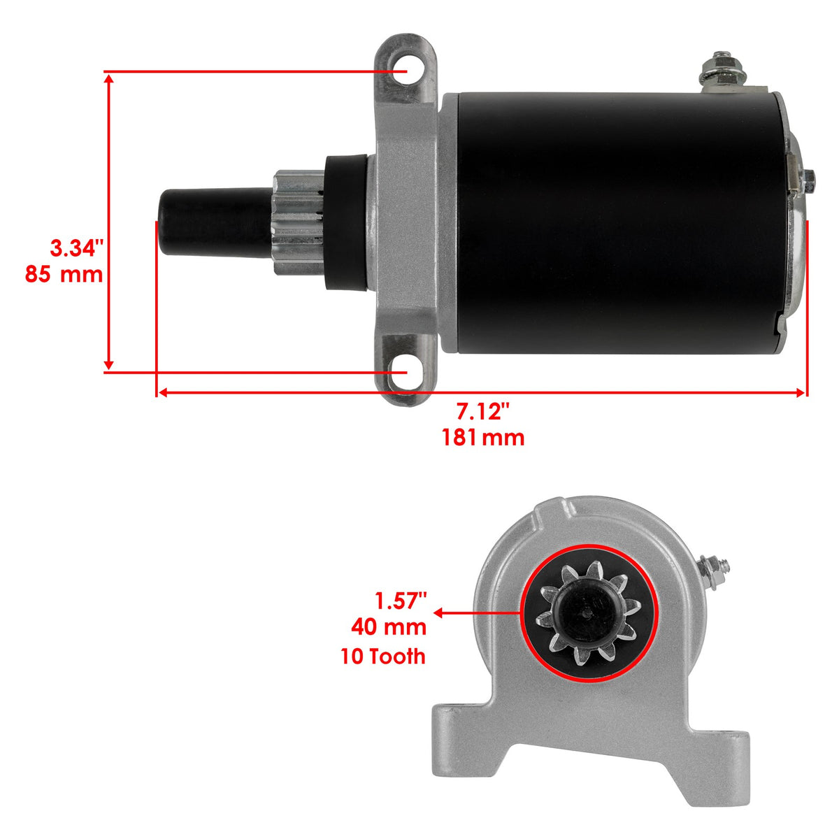 Caltric Starter Replacement for Tecumseh Small Engine (2000–2019)