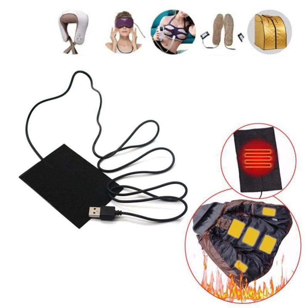 Flexible Heating Pad for Outdoor Use (5V/8W, 50-60°C)